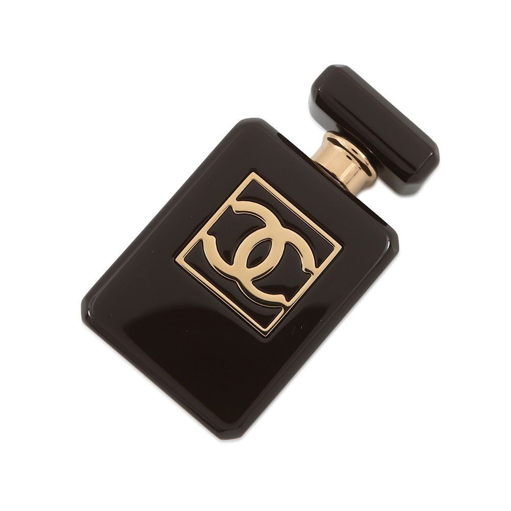 Chanel Brooch CC Logo Perfume Motif