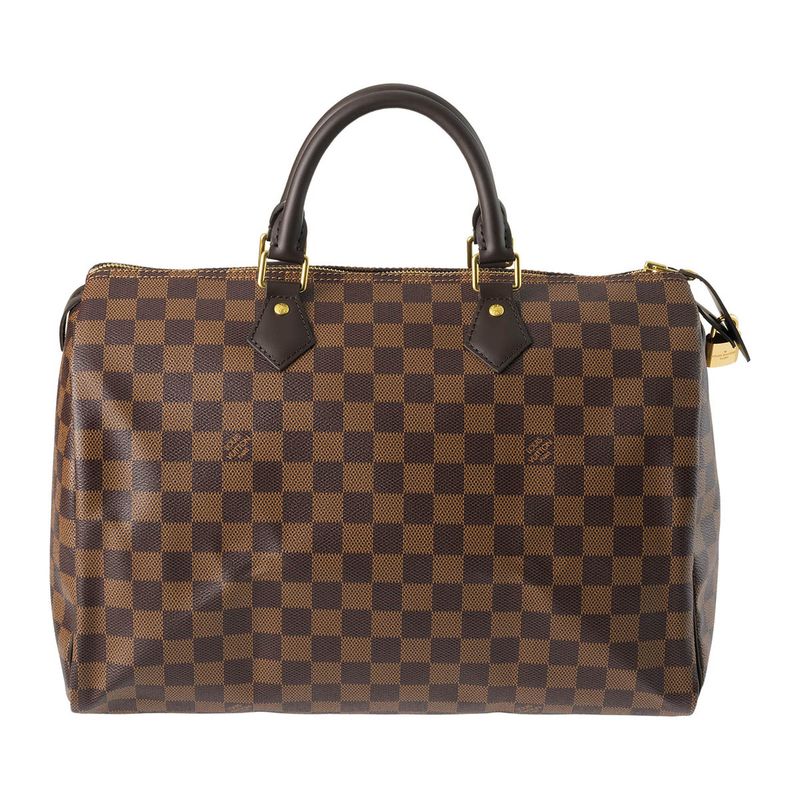 Louis Vuitton Speedy 35 Brown Boston Bag