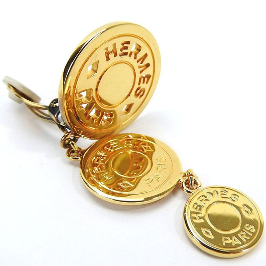 Hermes Earrings Serie 3strand Gold GP Plated Accessories Jewelry Small Accessori