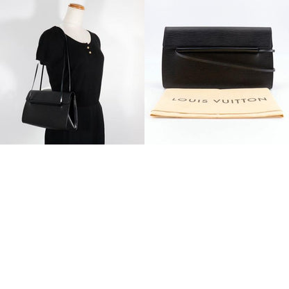 Louis Vuitton Dinard M52022 Epi Leather Noir Black Fl1002 Ladies Shoulder Bag