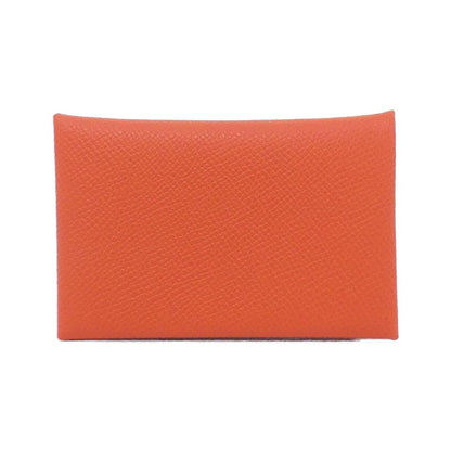 Hermes Calvi Card Case Capucine