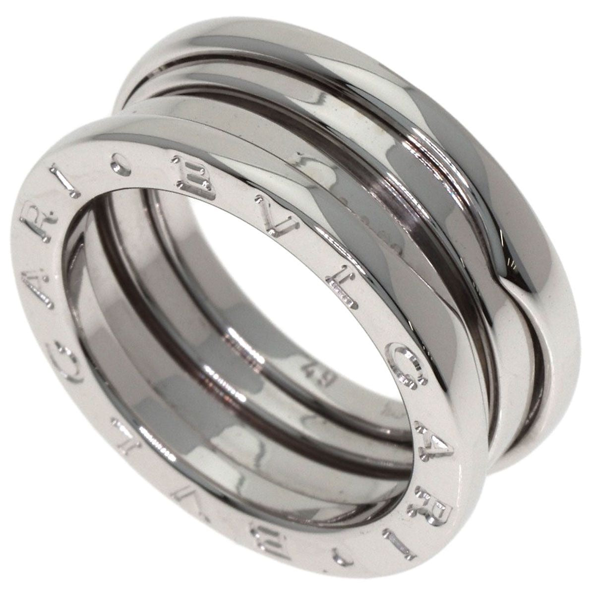 Bvlgari B-zero One Band 49 Ring 18k White Gold