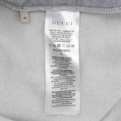 Gucci Cotton Interlocking Embroidery High Neck Sweatshirt Dress Gray Green — view 5