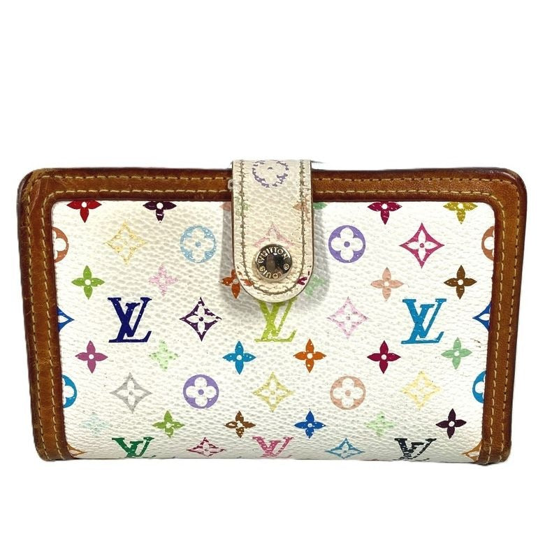 Louis Vuitton Bifold Wallet Portefeuille Viennois Monogram Multicolor
