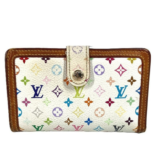 Louis Vuitton Bifold Wallet Portefeuille Viennois Monogram Multicolor