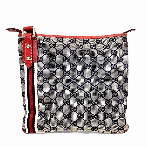 Gucci Sherry Line 144388 GG Canvas Bag Shoulder Bag Women