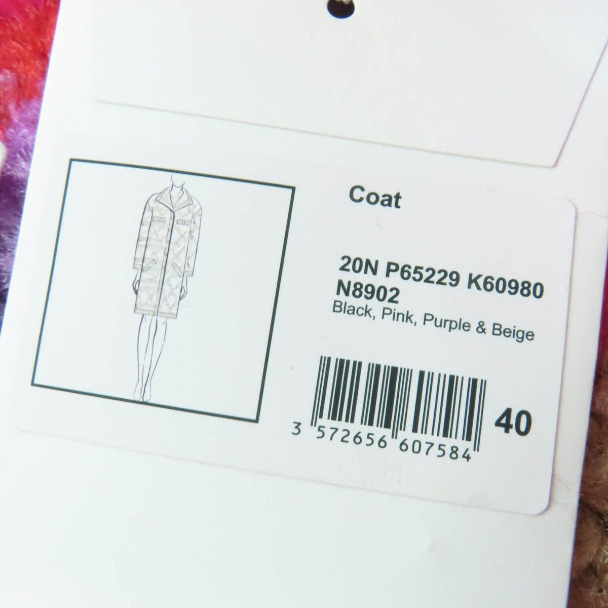 Chanel Cashmere Silk Blend CC Logo Button Coconeige Coat — view 11