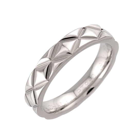 Chanel Quilted 48 Ring Pt Platinum