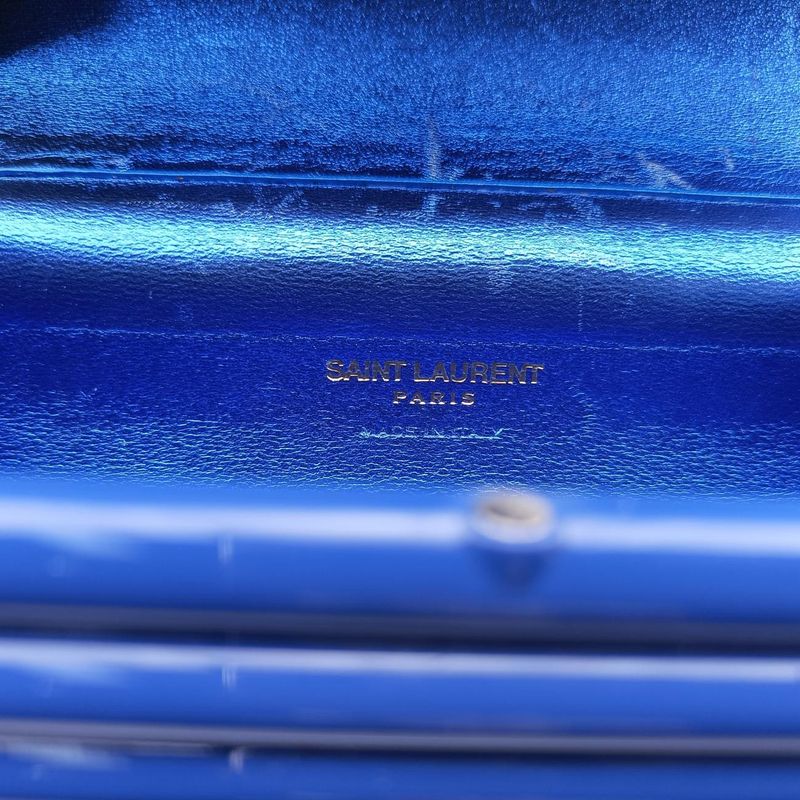 Yves Saint Laurentyves Saint Laurent Fringe Monogram Opium Box Blue Plexiglass