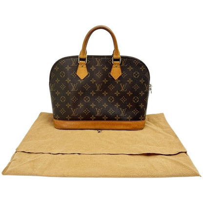 Louis Vuitton Monogram Alma Bag Handbag Brown