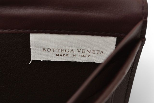 Bottega Veneta Wallet Men's Bottega Veneta Long Wallet Intrecciato Bordeaux