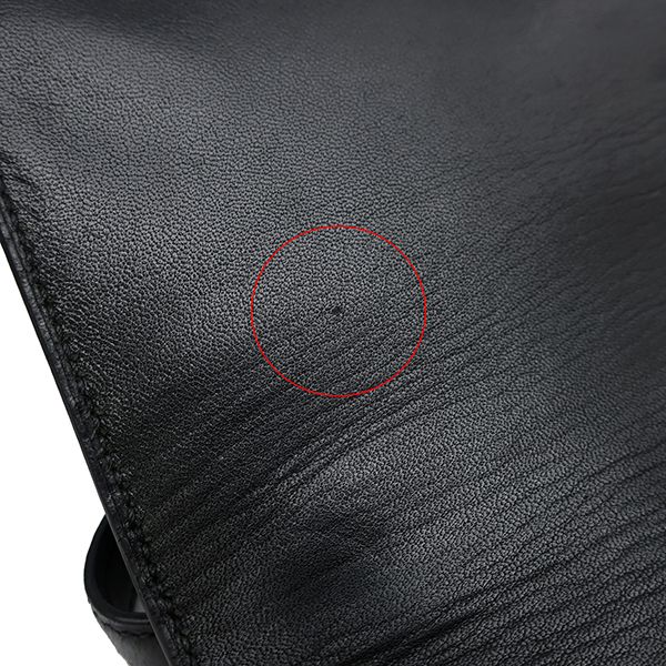 Hermes Shoulder Bag Constance 24 Box Calf Black Gold Hardware Black D Engraved