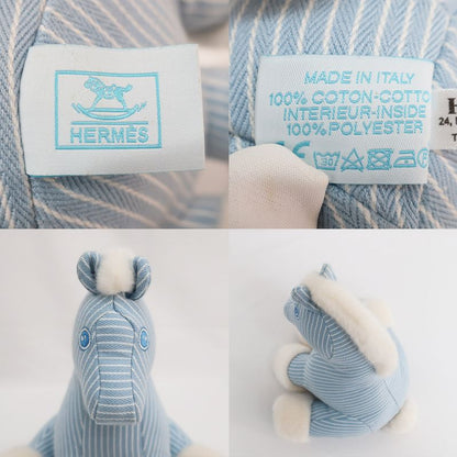 Hermes Baby - Hermi - Stuffed Animal Horse Blue - Cotton Accessories