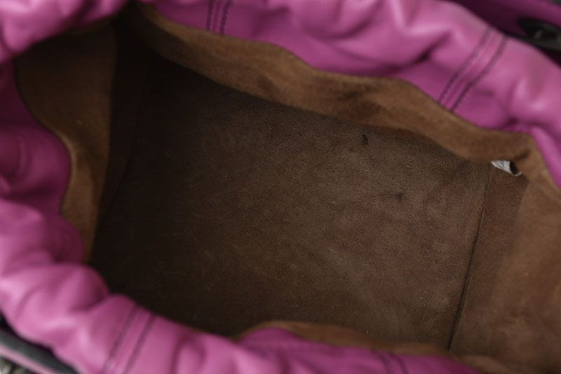 Bottega Veneta Handbag Shoulder Bag 2way Bottega Veneta Bag Drawstring Purple