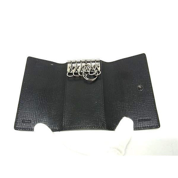 Fendi Key Case Zucca 8 Ap079 Black Leather — view 4