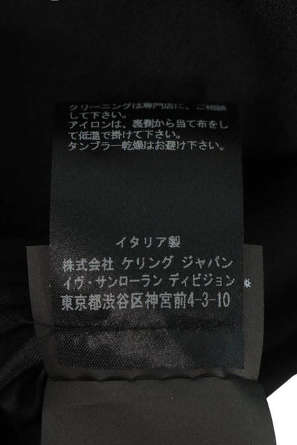 Saint Laurent Paris 453845 Y012w Lace Sleeve Dress Women 34