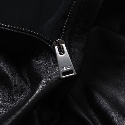 Fendi Dress Size 38 Sheepskin Lamb Leather Bare Top Dress Made In Italy