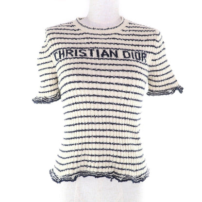 Christian Dior 25 SS 514 S75 A7014 Mariniere Short-sleeved Sweater 100% Cotton