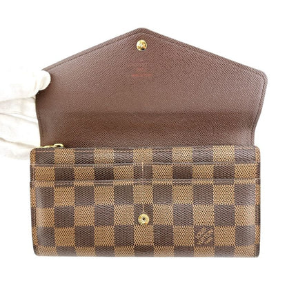 Louis Vuitton N63209 Damier Round Zipper Portefeuille-sarah Long Wallet Louis