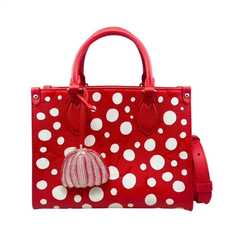 Louis Vuitton Yayoi Kusama Shoulder Bag On The Go PM Monogram