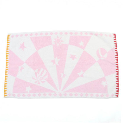 Hermes Circus 100% Cotton Bath Towel Pink Color Made In France Women