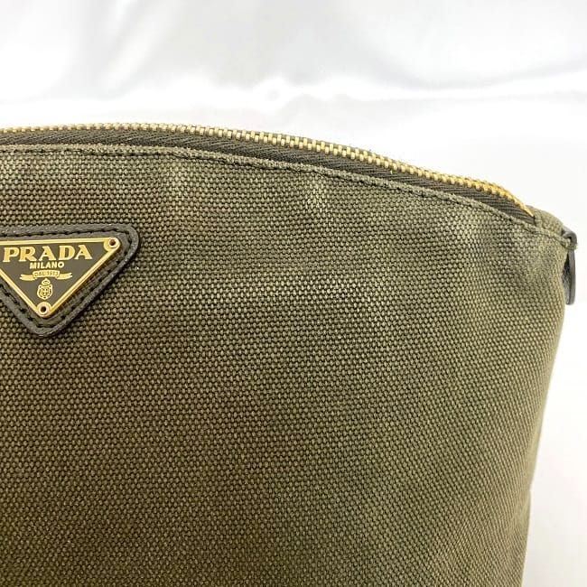 Prada Pouch Ec22082 Khaki Canapa 1 n1857