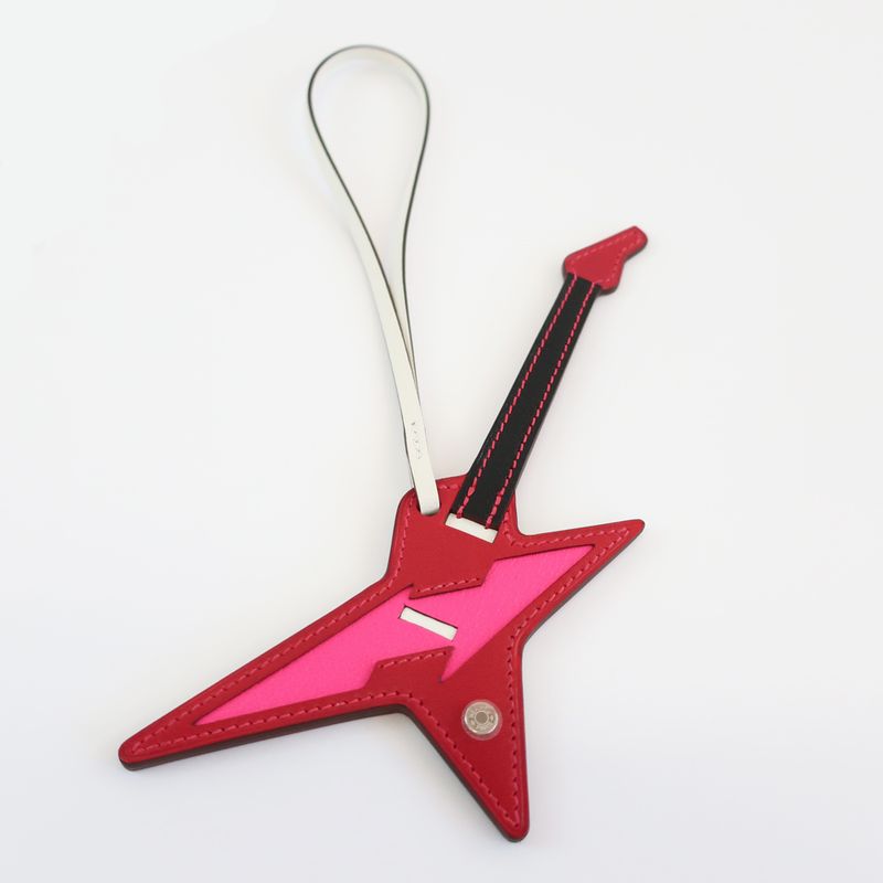 Hermes Rock Guitar - Bag Charm Pick B Carved Manufactured Around 2023