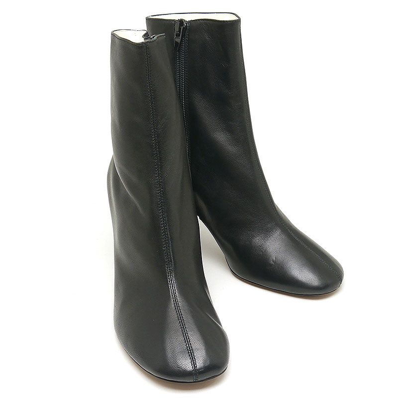 Celine Short Boots 36 Black Heel Approx 8cm (3.15in)