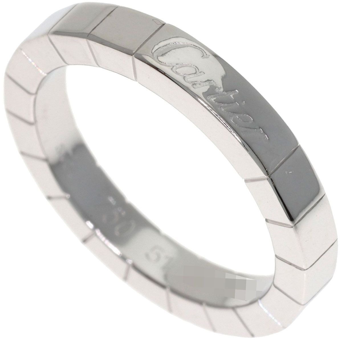 Cartier Lanier 51 Ring 18k White Gold