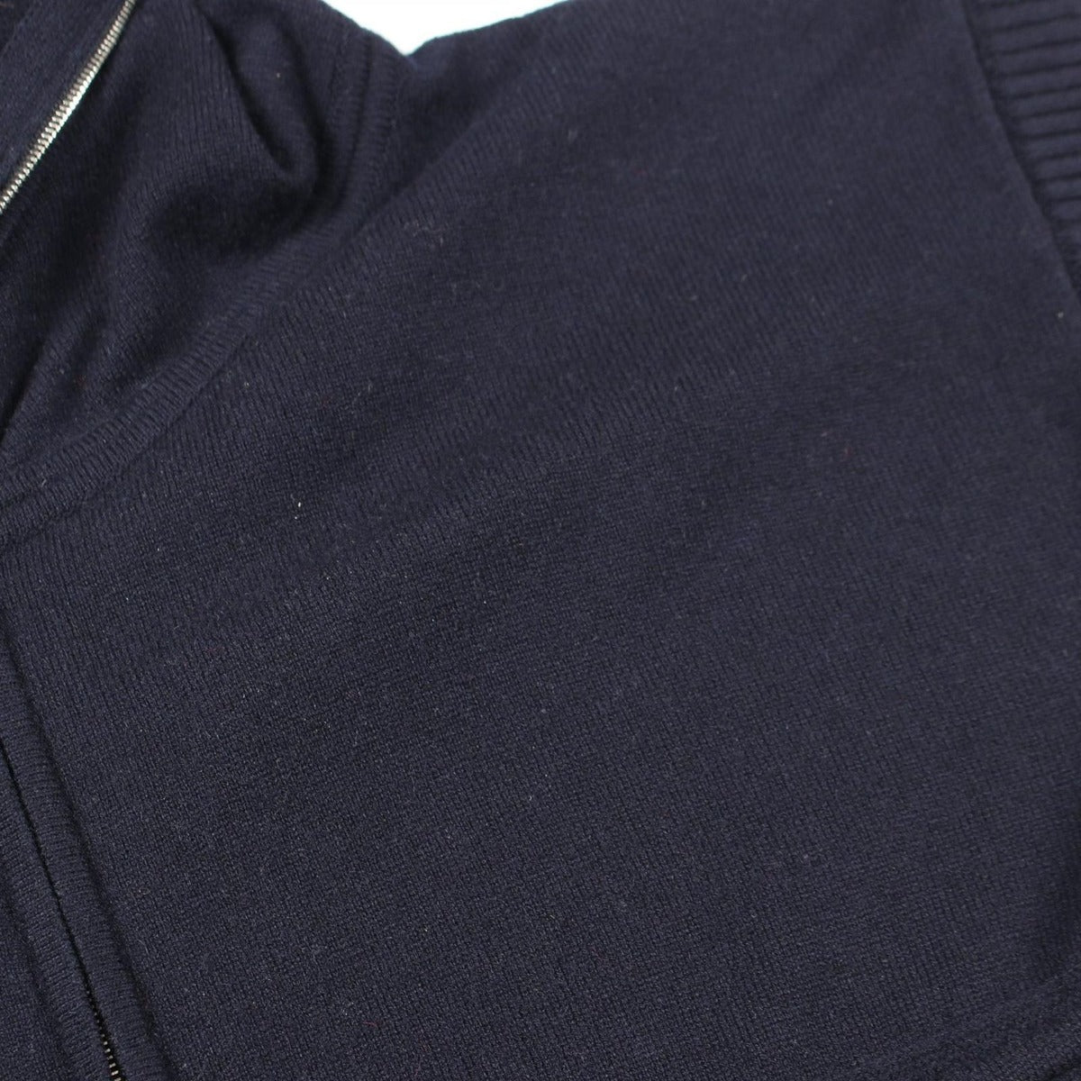Chanel Hoodie CC Logo Knit Cashmere Zip Up — view 8