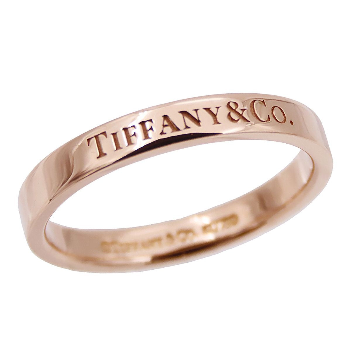 Tiffany & Co Flat Band Ring Pink Gold 18K — view 6