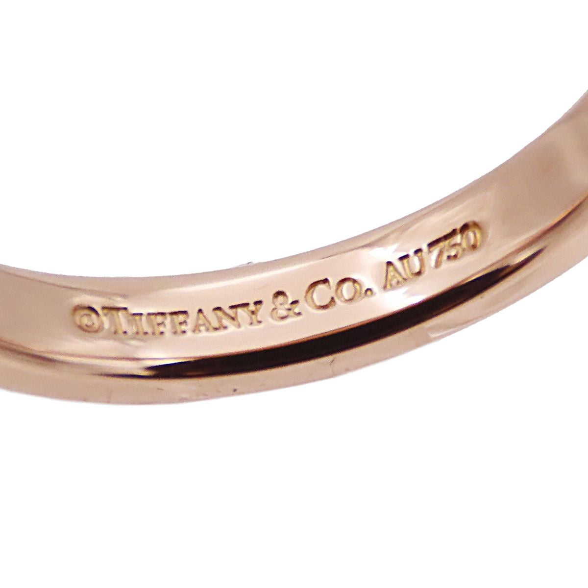 Tiffany & Co Flat Band Ring Pink Gold 18K — view 7