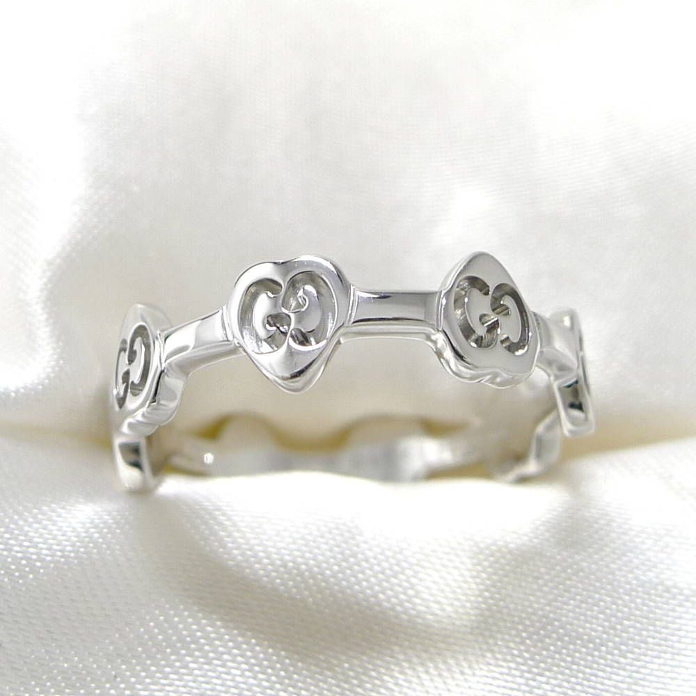 Gucci Ring Icon Heart 18k White Gold