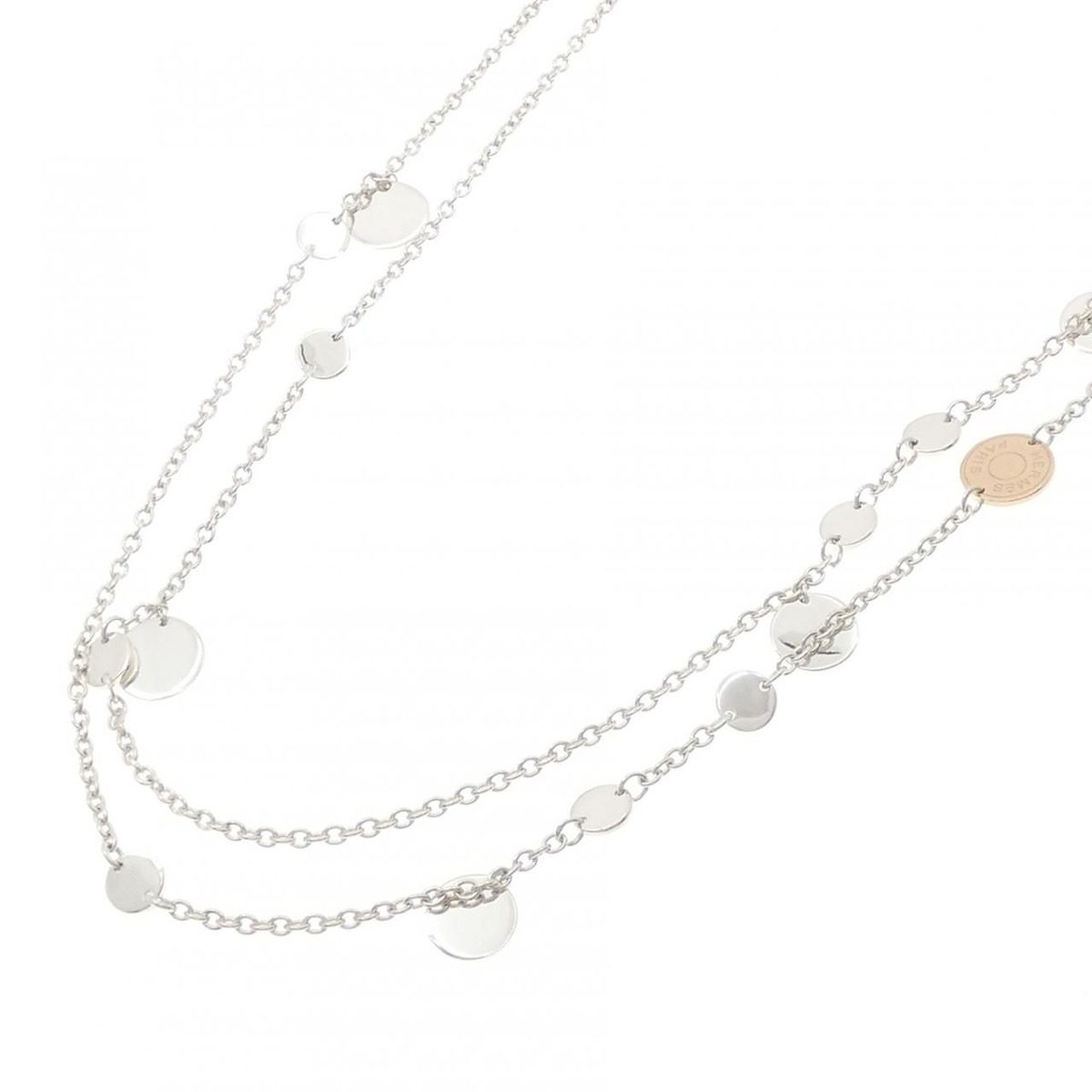 Hermes Exlibris Necklace Silver — view 2