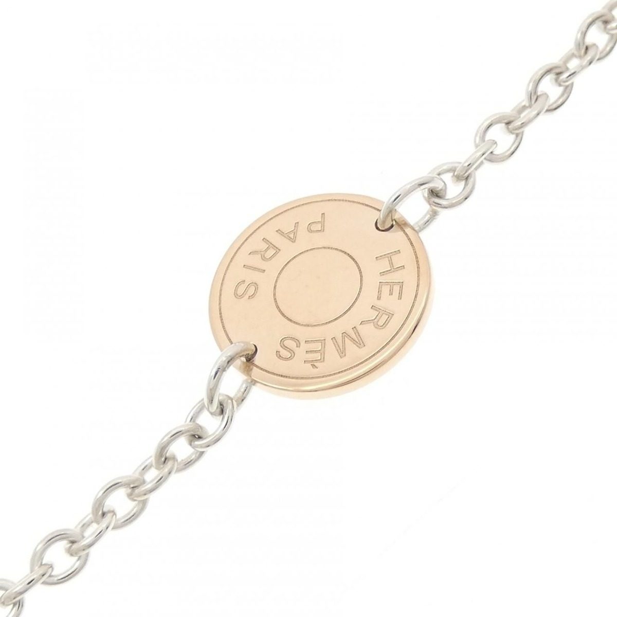 Hermes Exlibris Necklace Silver — view 4