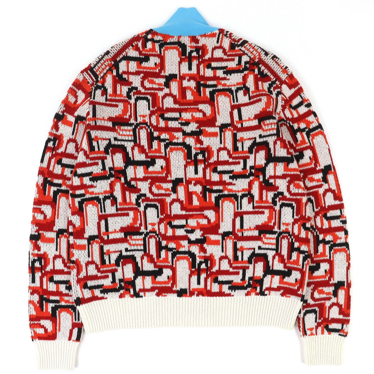 Prada Virgin Wool Cashmere All Over Pattern High — view 2