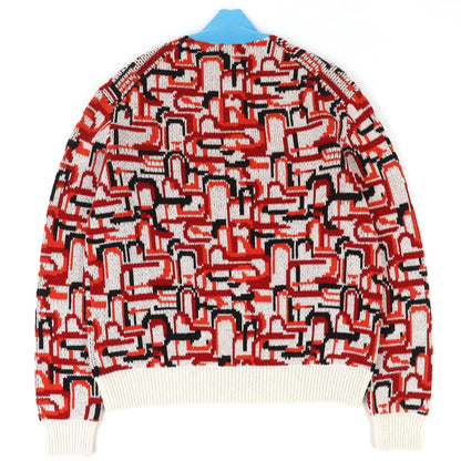 Prada Virgin Wool Cashmere All Over Pattern High — view 2