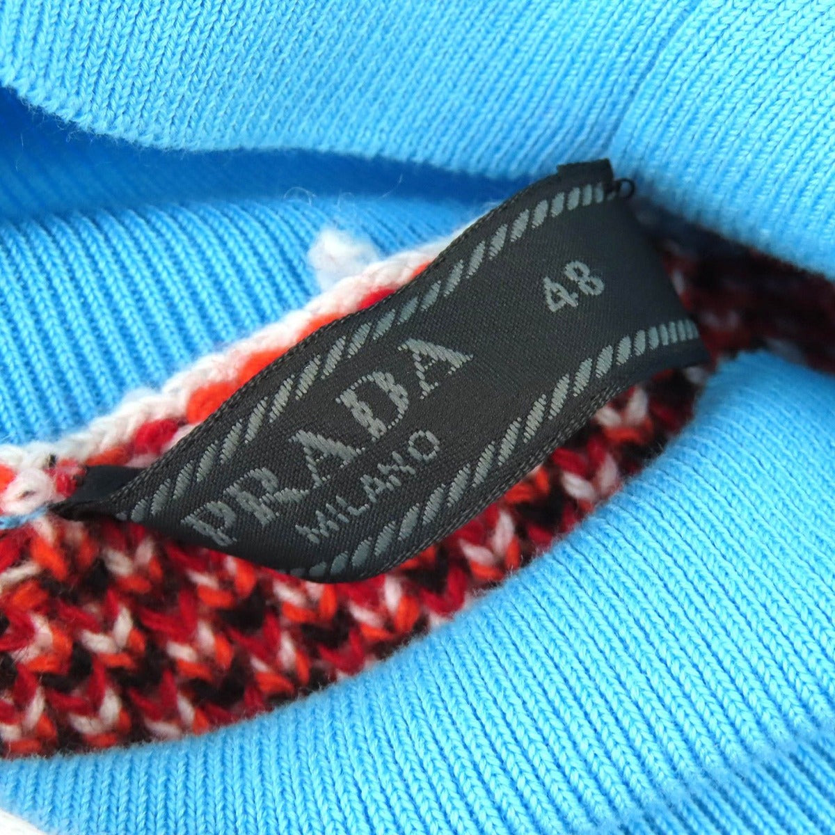 Prada Virgin Wool Cashmere All Over Pattern High — view 5