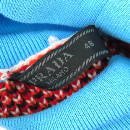 Prada Virgin Wool Cashmere All Over Pattern High — view 5