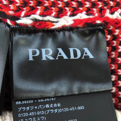 Prada Virgin Wool Cashmere All Over Pattern High — view 6
