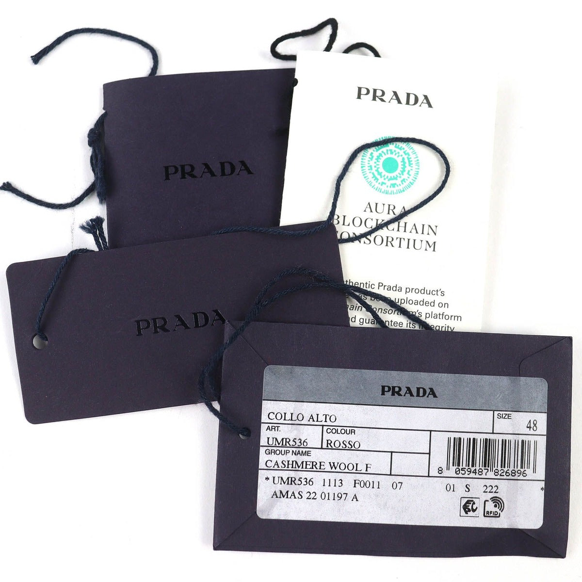 Prada Virgin Wool Cashmere All Over Pattern High — view 10