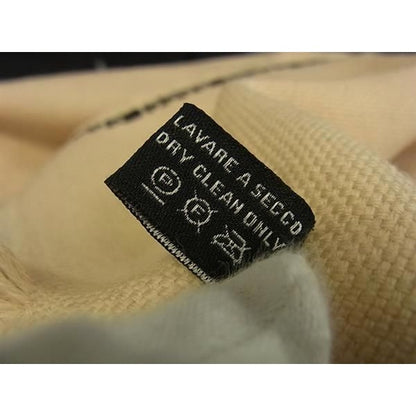 Gucci Scarf Beige Black 100% Wool Logo Fringe — view 2