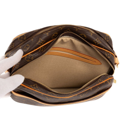 Louis Vuitton Reporter Brown Monogram Canvas Shoulder Bag — view 9