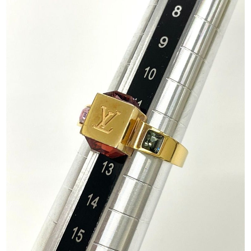 Louis Vuitton Burg Gamble Ring M GP And Rhinestone — view 5