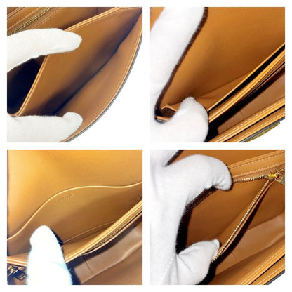 Celine Calf Triomphe Canvas Teen Shoulder Bag White 408594 Shoulder Bag