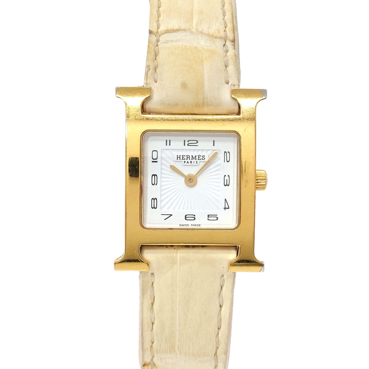 Hermes Watch Hh1 201 White Quartz
