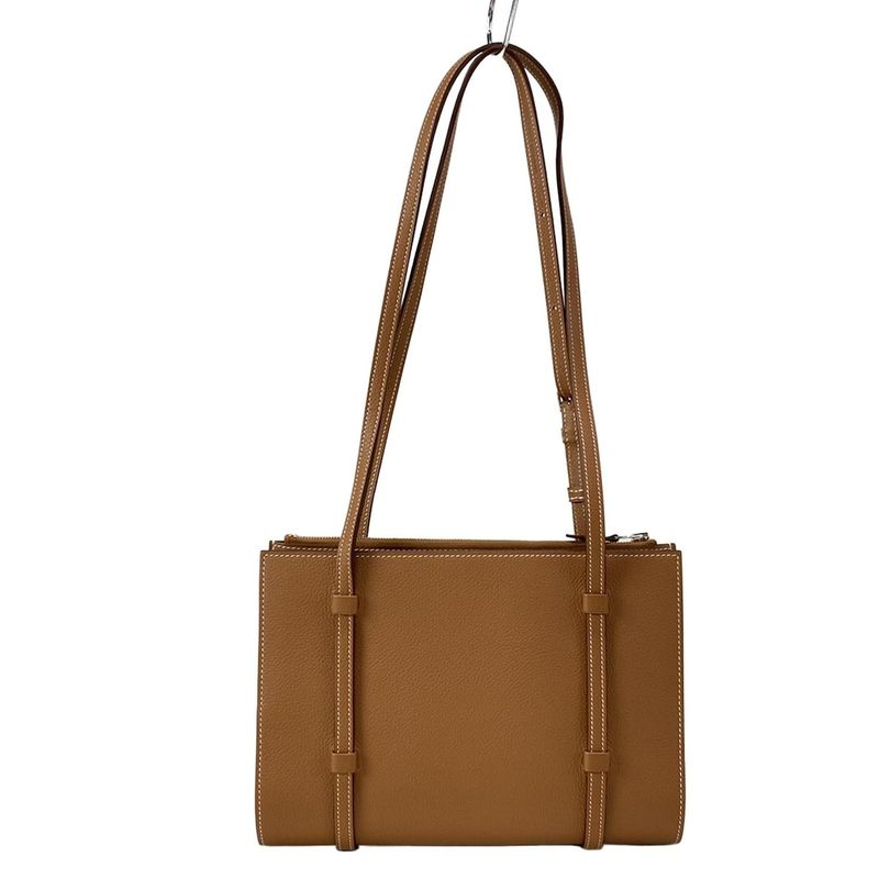 Hermes Book Cabas EA Zip To Go Gold Silver Hardware