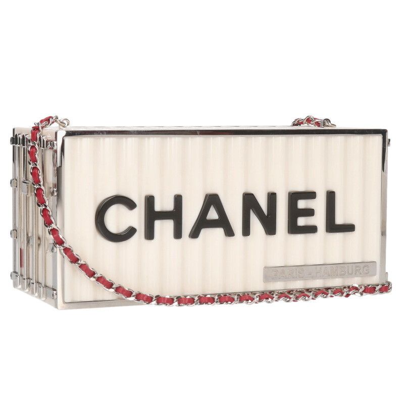 Chanel Paris Hamburg Resin Paris Hamburg Minaudière Shoulder Bag Women