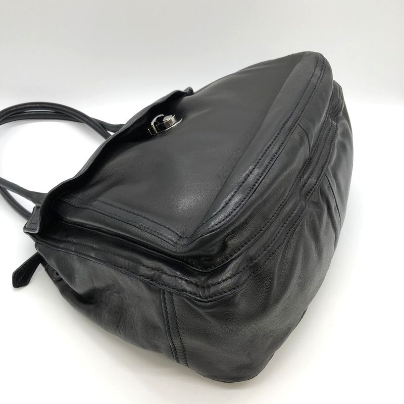 Prada Handbag Shoulder Bag Black Leather Women's Branded Fashion