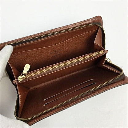 Louis Vuitton Portomone Zip Long Wallet Round Zip M61727 Monogram